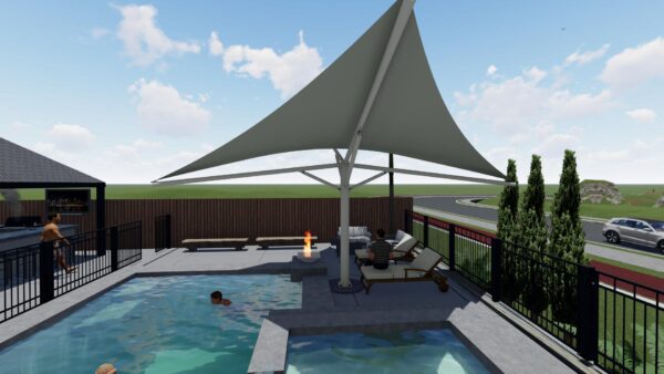 HYPAR UMBRELLA 002 - Pool Environment