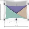 5 post, 3 point triangle structure post placement