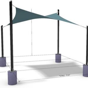 HYPAR SHADE STRUCTURE 003 16x16 Modular - single section