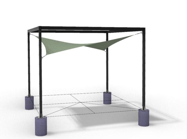 Hypar 005 16x16 Modular Shade Structure